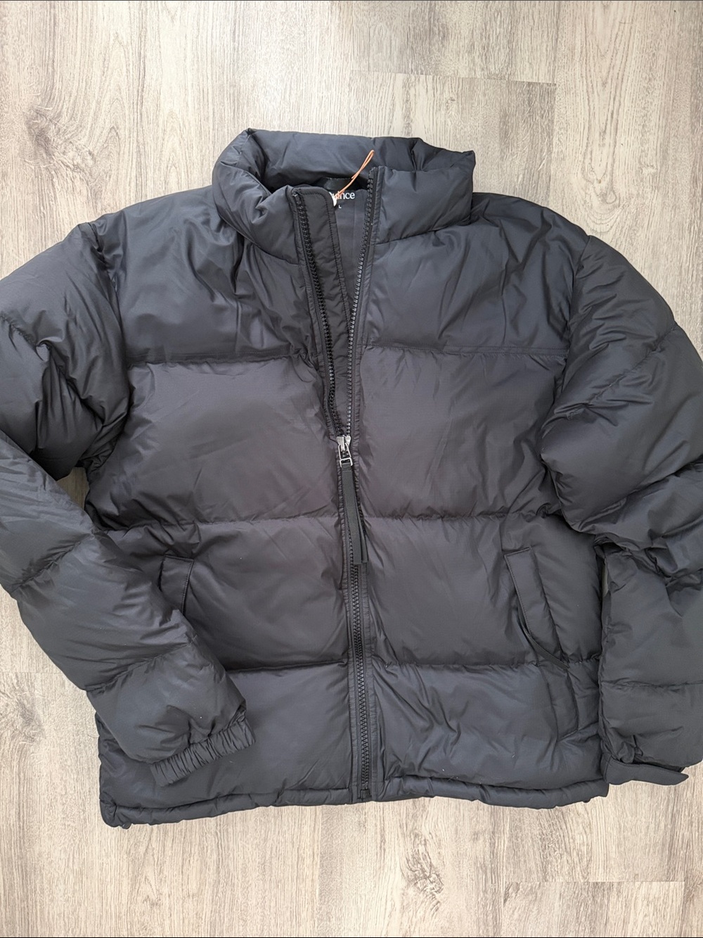NWT Quince Men's Black Responsible Down Puffer Jacket $175 retail